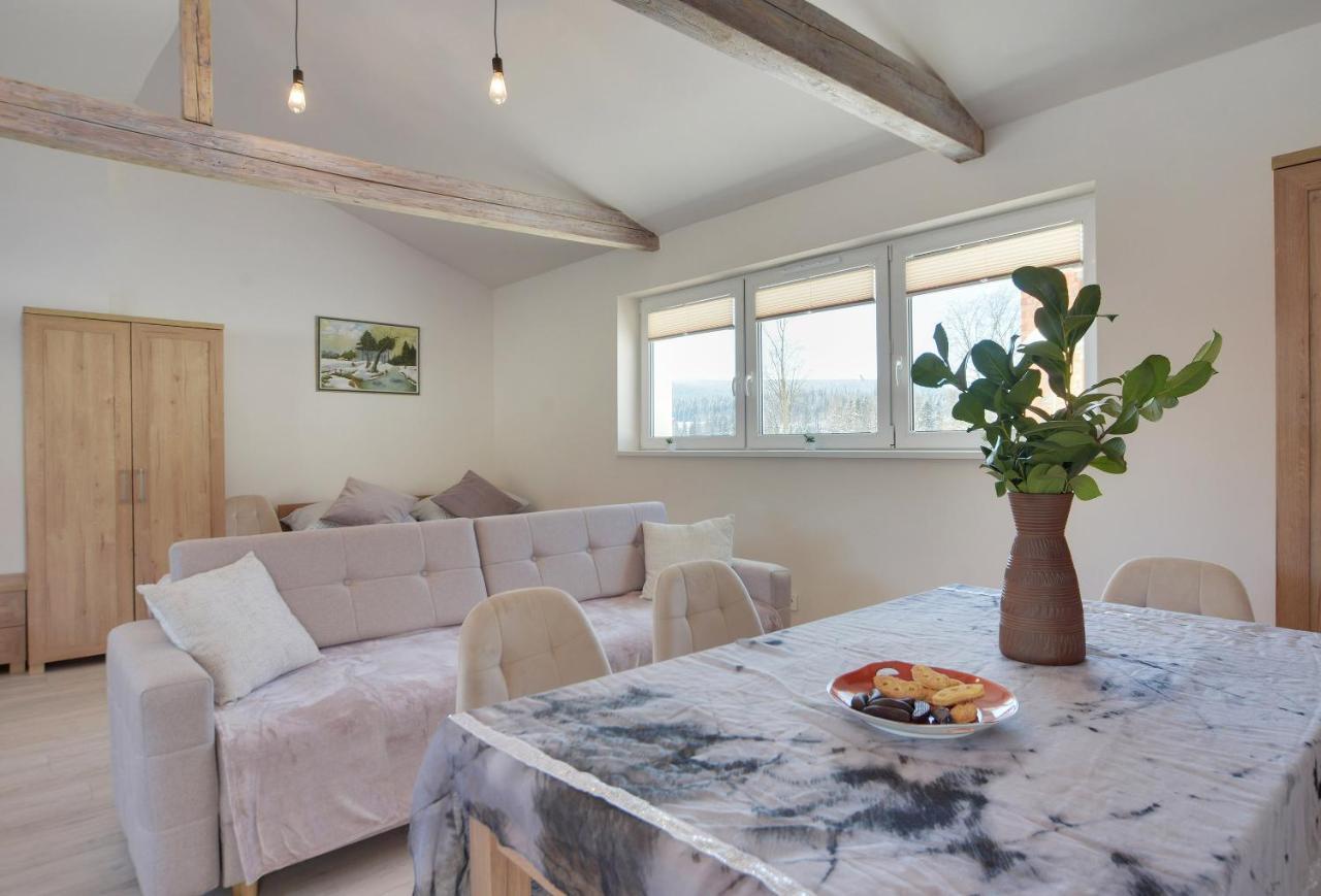 Apartament Sniezna Polana - 2-Pietrowy Apartament Idealny Dla Duzej Rodziny! Szklarska Poręba Esterno foto